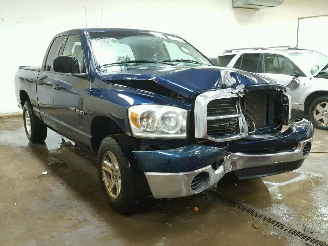 1D7HU18P97J598937 - 2007 DODGE RAM 1500 S BLUE photo 1