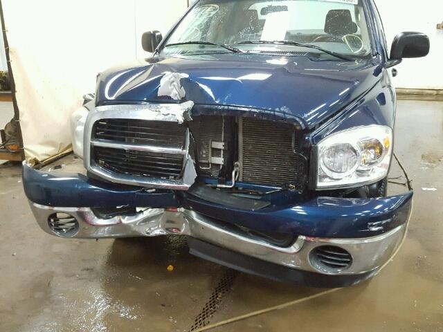 1D7HU18P97J598937 - 2007 DODGE RAM 1500 S BLUE photo 7