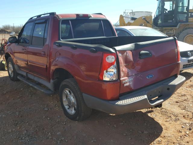 1FMZU67E71UC84457 - 2001 FORD EXPLORER S RED photo 3