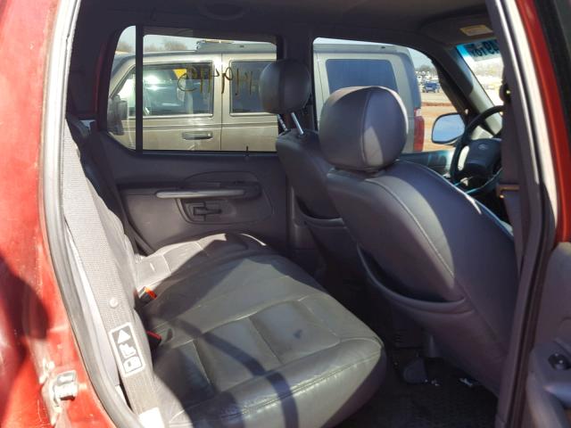 1FMZU67E71UC84457 - 2001 FORD EXPLORER S RED photo 6
