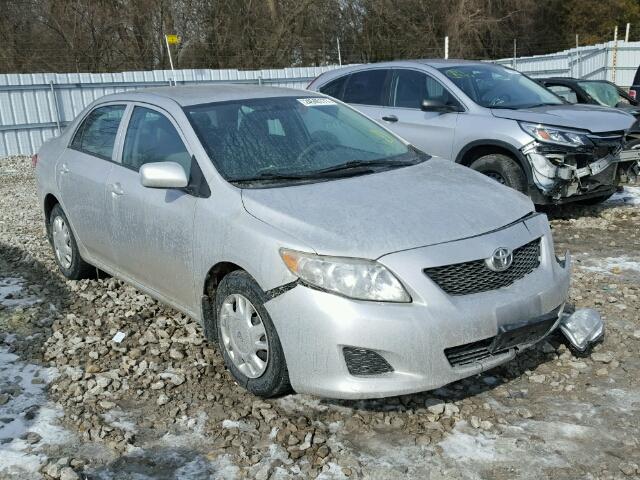 2T1BU4EE2AC430693 - 2010 TOYOTA COROLLA BA SILVER photo 1