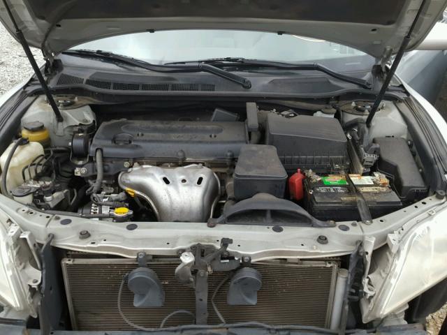 4T1BE46K97U668422 - 2007 TOYOTA CAMRY NEW SILVER photo 7