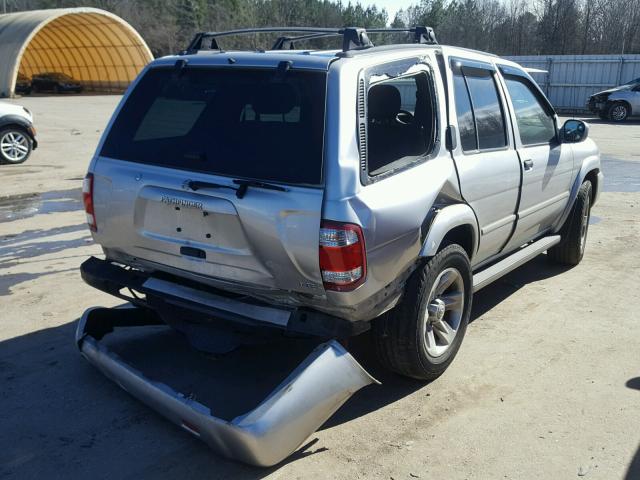 JN8DR09Y73W838421 - 2003 NISSAN PATHFINDER SILVER photo 4