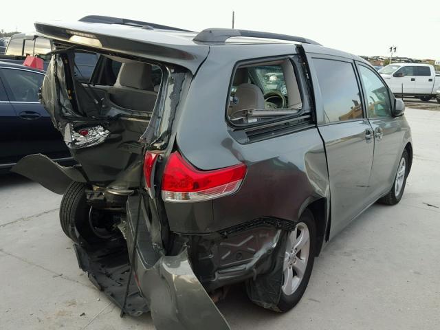 5TDKK3DC1BS055307 - 2011 TOYOTA SIENNA LE GREEN photo 4