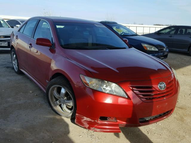 4T4BE46K28R028396 - 2008 TOYOTA CAMRY CE RED photo 1