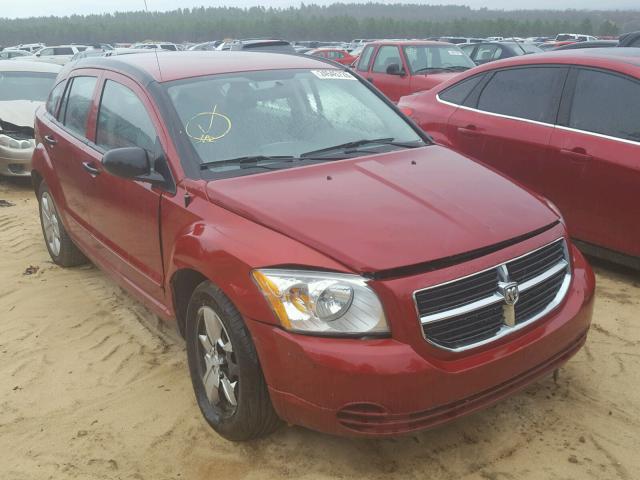 1B3HB48B27D113852 - 2007 DODGE CALIBER SX RED photo 1