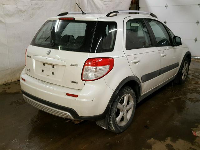 JS2YB417675100848 - 2007 SUZUKI SX4 SPORT WHITE photo 4