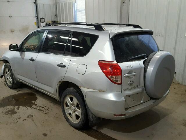 JTMBD33V685168486 - 2008 TOYOTA RAV4 SILVER photo 3