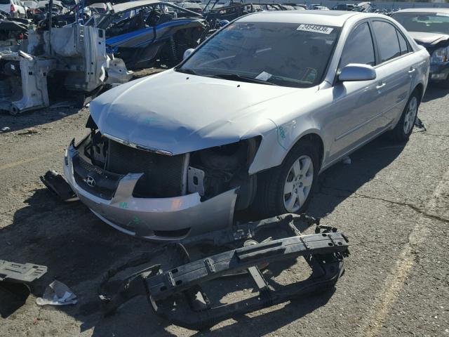 5NPET46C77H272158 - 2007 HYUNDAI SONATA GLS SILVER photo 2