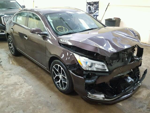 1G4G45G30GF285396 - 2016 BUICK LACROSSE S BROWN photo 1