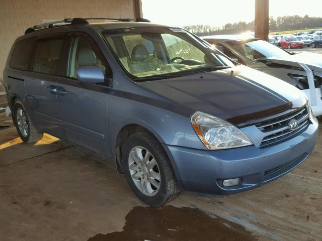 KNDMB233486265106 - 2008 KIA SEDONA EX BLUE photo 1