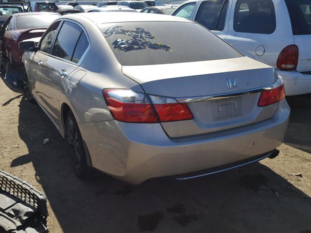 1HGCR2F33FA023339 - 2015 HONDA ACCORD LX BEIGE photo 3