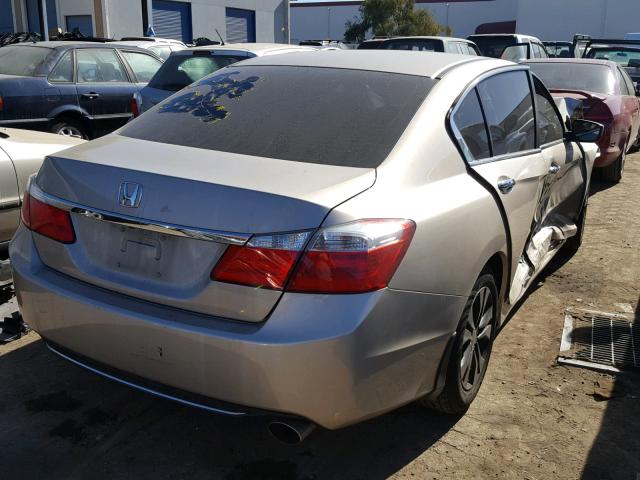 1HGCR2F33FA023339 - 2015 HONDA ACCORD LX BEIGE photo 4