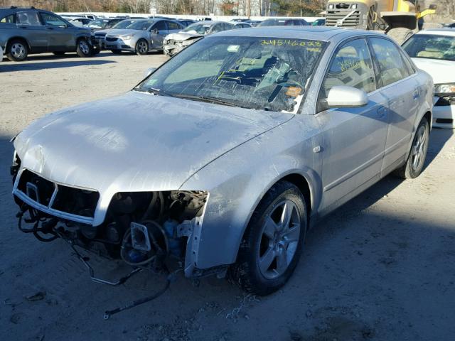 WAULT68E33A219005 - 2003 AUDI A4 3.0 QUA SILVER photo 2