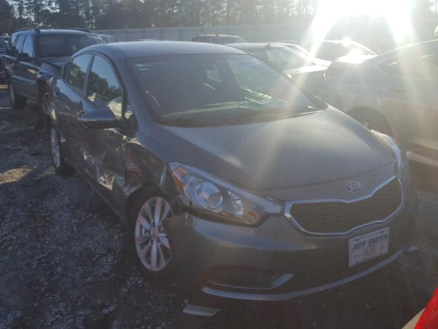 KNAFX4A65G5582705 - 2016 KIA FORTE LX SILVER photo 1