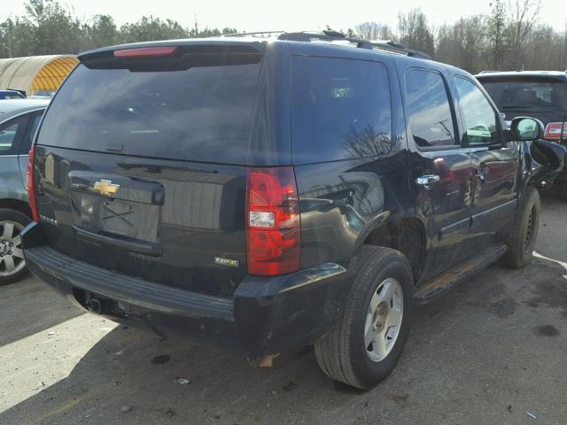 1GNFK13087R339060 - 2007 CHEVROLET TAHOE K150 BLACK photo 4