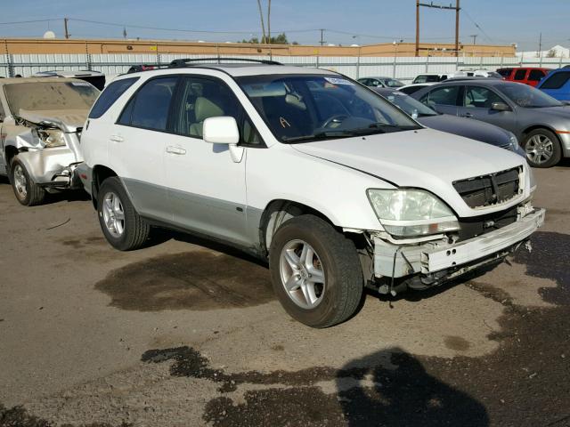 JTJGF10U430158977 - 2003 LEXUS RX 300 WHITE photo 1