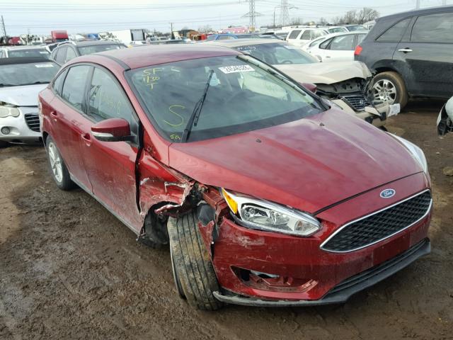 1FADP3F27GL224534 - 2016 FORD FOCUS SE RED photo 1