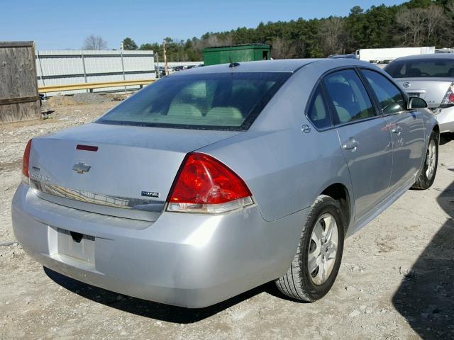 2G1WB57K291214412 - 2009 CHEVROLET IMPALA LS SILVER photo 4