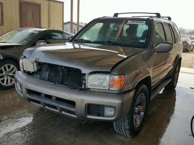 JN8DR09X34W809331 - 2004 NISSAN PATHFINDER SILVER photo 2