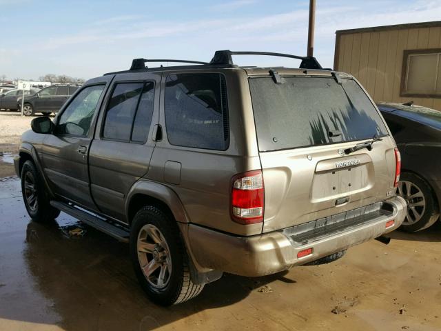 JN8DR09X34W809331 - 2004 NISSAN PATHFINDER SILVER photo 3