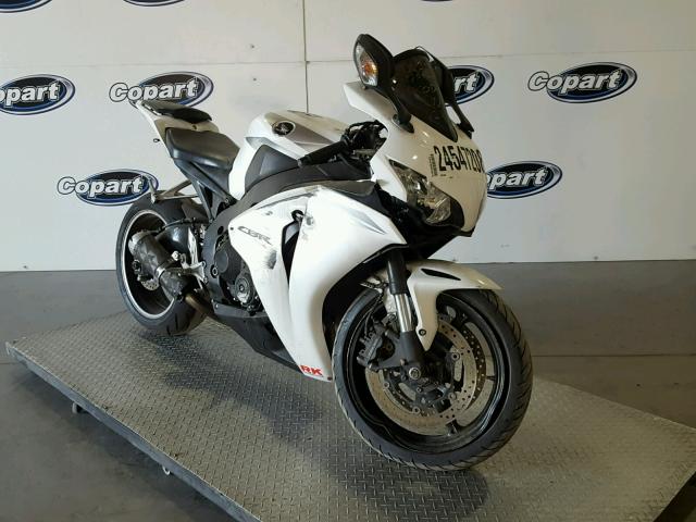 JH2SC59069K100287 - 2009 HONDA CBR1000 RR WHITE photo 1