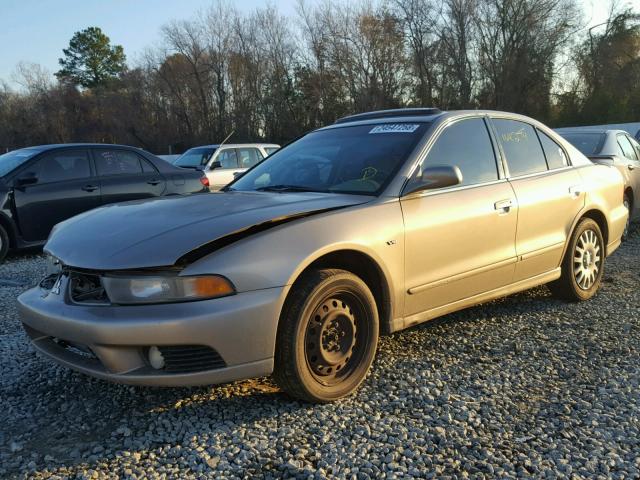 4A3AA46H52E166717 - 2002 MITSUBISHI GALANT ES GOLD photo 2