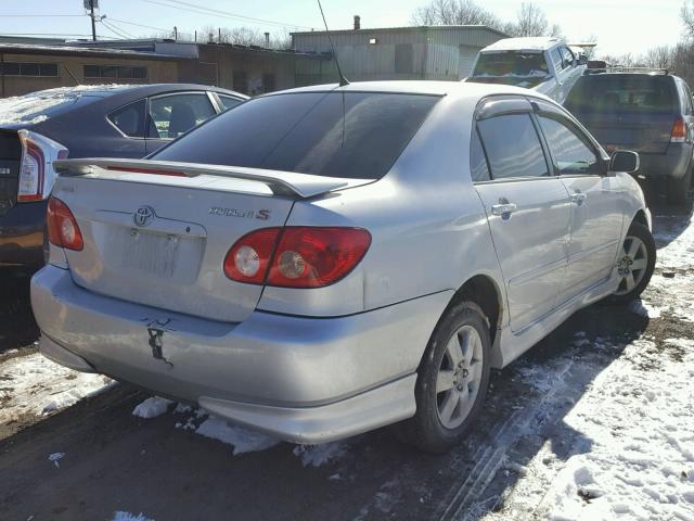 2T1BR32E16C577806 - 2006 TOYOTA COROLLA CE SILVER photo 4