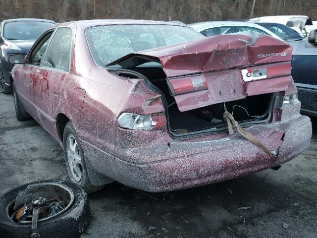 4T1BG22K2VU116729 - 1997 TOYOTA CAMRY CE MAROON photo 3