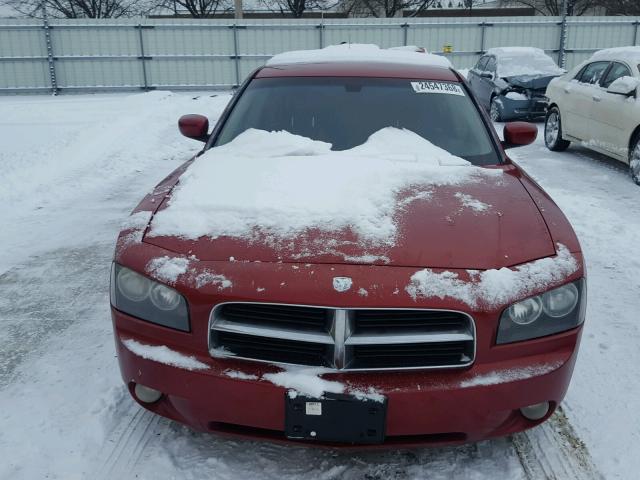 2B3LA53H56H472922 - 2006 DODGE CHARGER R/ RED photo 9