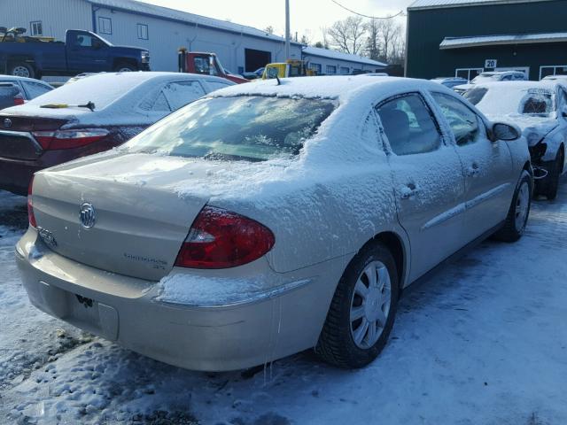 2G4WC582881213083 - 2008 BUICK LACROSSE C TAN photo 4