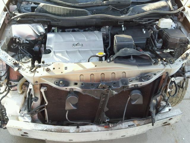 2T2BK1BA4FC261026 - 2015 LEXUS RX 350 SILVER photo 7