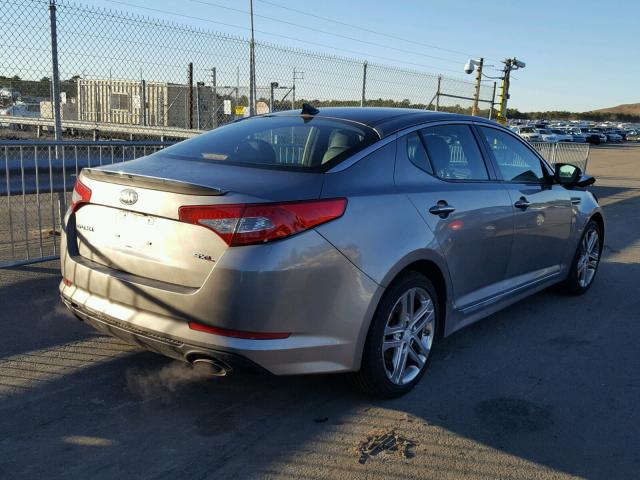 5XXGR4A69DG235516 - 2013 KIA OPTIMA SX GRAY photo 4