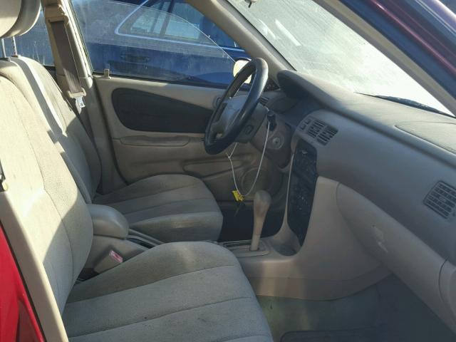 1Y1SK5282YZ410241 - 2000 CHEVROLET GEO PRIZM 红色 照片 5