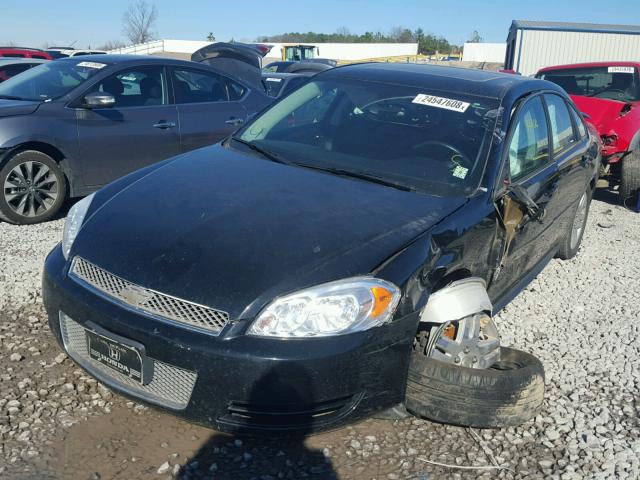 2G1WG5E38D1115079 - 2013 CHEVROLET IMPALA LT BLACK photo 2