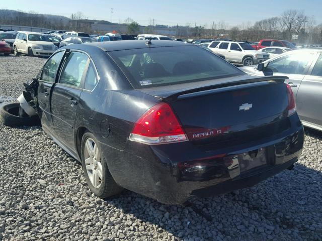 2G1WG5E38D1115079 - 2013 CHEVROLET IMPALA LT BLACK photo 3