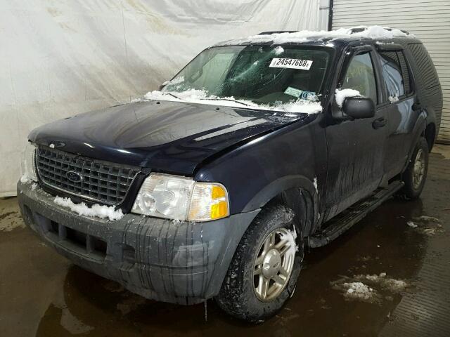 1FMZU72K53ZA17679 - 2003 FORD EXPLORER X BLUE photo 2