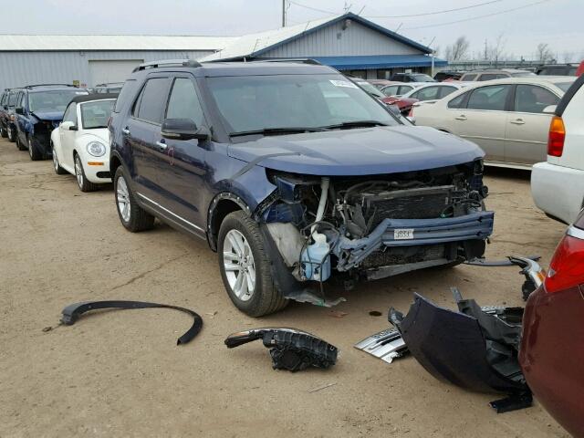 1FMHK7D87CGA63545 - 2012 FORD EXPLORER X BLUE photo 1