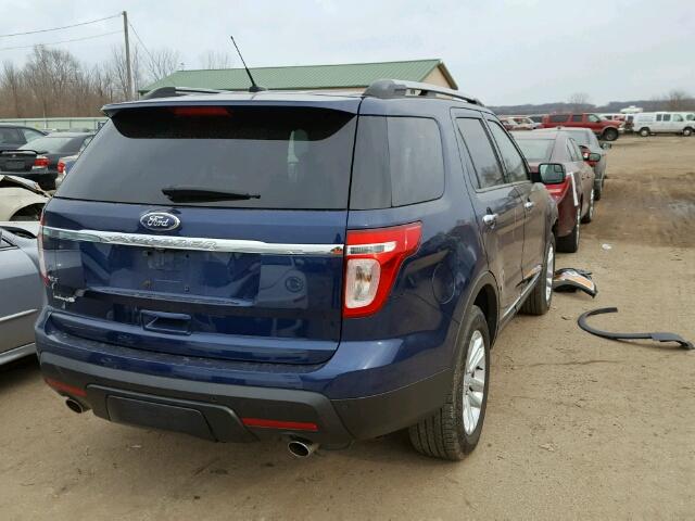 1FMHK7D87CGA63545 - 2012 FORD EXPLORER X BLUE photo 4