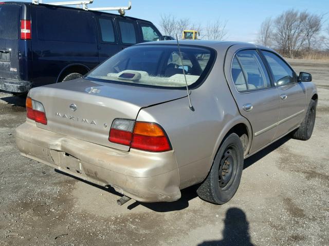 JN1CA21D1TT741772 - 1996 NISSAN MAXIMA GLE GOLD photo 4