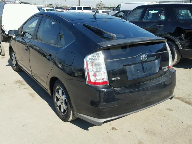 JTDKB20U087810300 - 2008 TOYOTA PRIUS BLACK photo 3