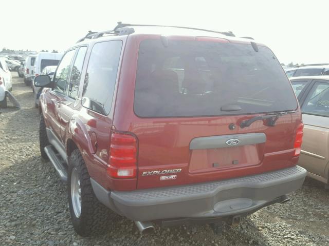 1FMCU70E21UA11335 - 2001 FORD EXPLORER S RED photo 3