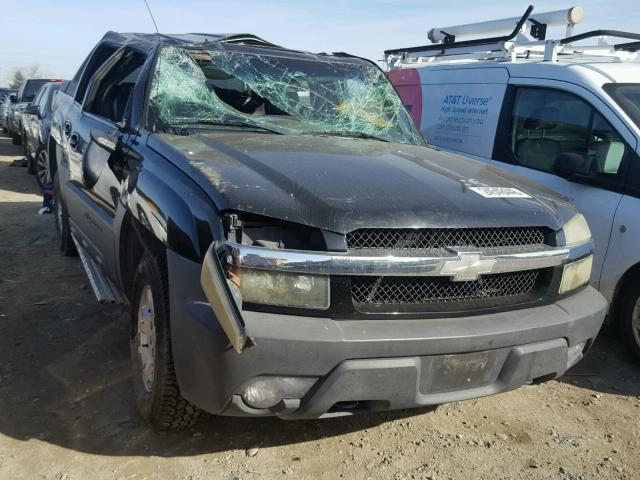 3GNEK13T13G145809 - 2003 CHEVROLET AVALANCHE BLACK photo 1