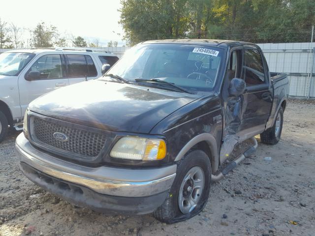 1FTRW07L72KC33452 - 2002 FORD F150 SUPER BLACK photo 2