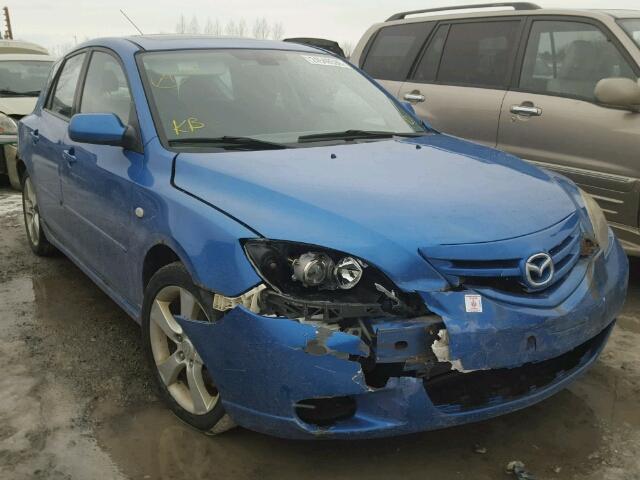 JM1BK143741168957 - 2004 MAZDA 3 HATCHBAC BLUE photo 1