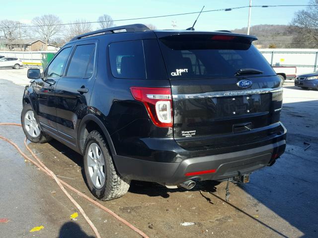 1FM5K7B83EGA42636 - 2014 FORD EXPLORER BLACK photo 3