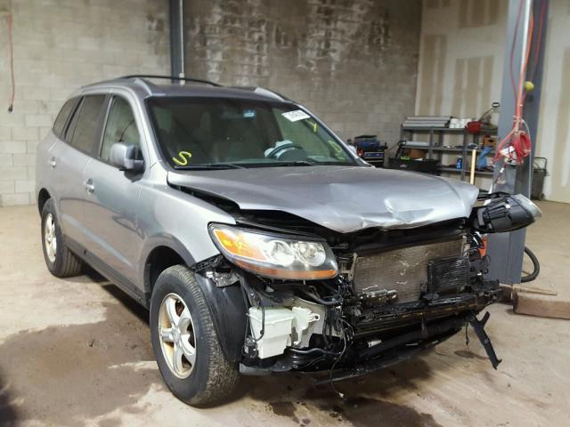 5NMSG13D77H043818 - 2007 HYUNDAI SANTA FE G SILVER photo 1