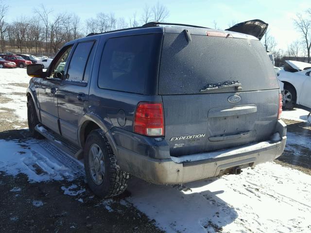 1FMPU18L94LA68112 - 2004 FORD EXPEDITION BLUE photo 3