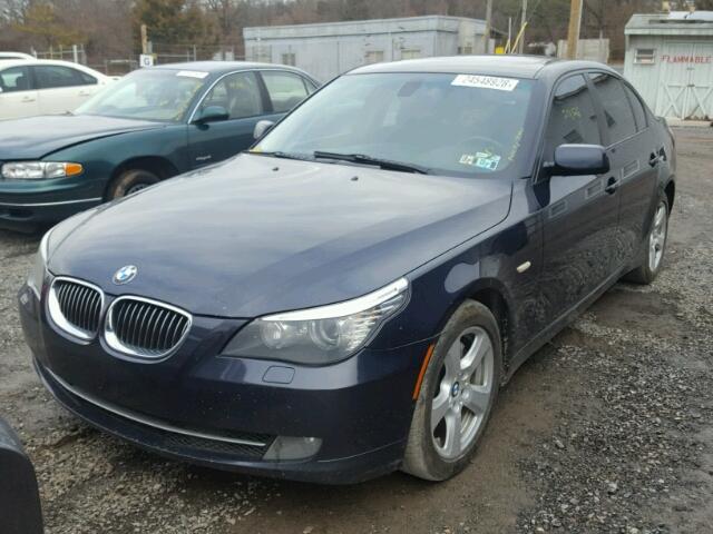 WBANV93538CZ61301 - 2008 BMW 535 XI BLUE photo 2