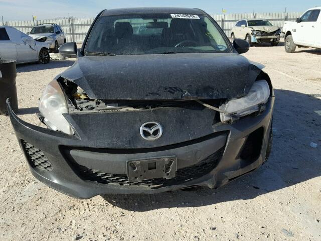 JM1BL1TF3D1761336 - 2013 MAZDA 3 I BLACK photo 9